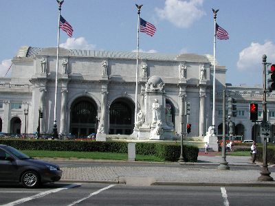 Washington: Union Station mit Columbus Monument
