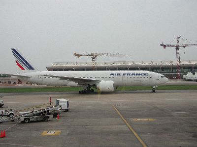 Washington - Dulles Airport: Heimflug mit Boeing 777 der Air France
