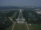 Washington: Reflection Pool, Lincoln Memorial, Arlington Cemetery vom Monument aus