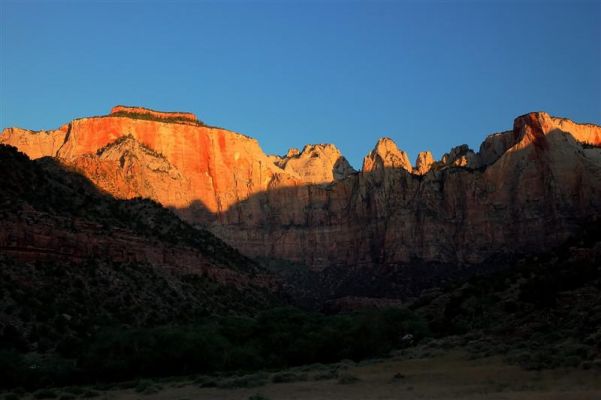 Sunrise at Towers of the Virgin, Zion NP
