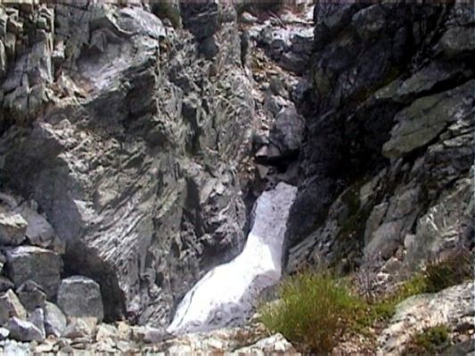 Eisspalte
