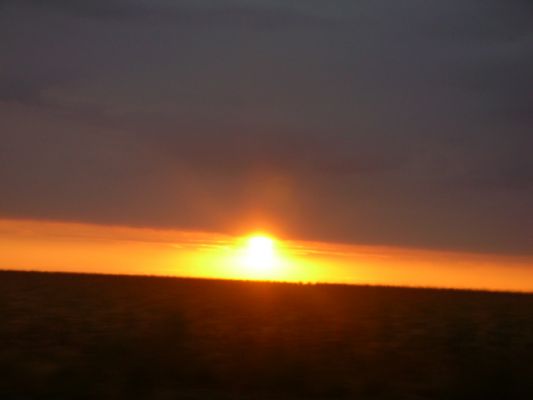 Sonnenuntergang in Kansas
