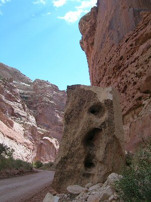 Capitol Reef in der Capitol Gorge
