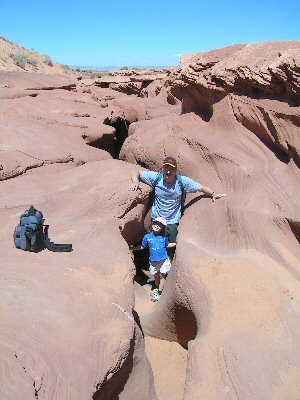 Eingang Antelope Canyon
