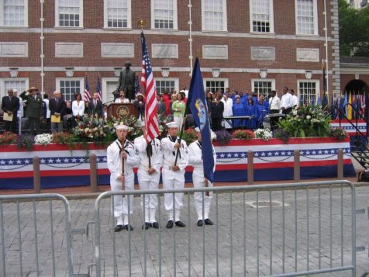 4.Juli 2007
Independence Day Ceremony
Philadelphia,

