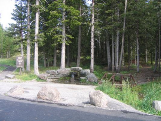 Area kurz vor
Yellowstone NP
