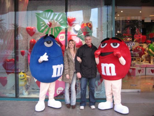 Feuer und Eis - Las Vegas und Nationalparks Jan. 2008
M&M's unter sich
