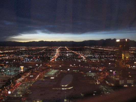 Feuer und Eis - Vegas und Nationalparks im Jan. 2008
Wynn - Ausblick 60. Etage
