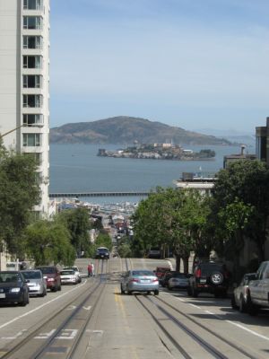 Blick auf Alcatraz
