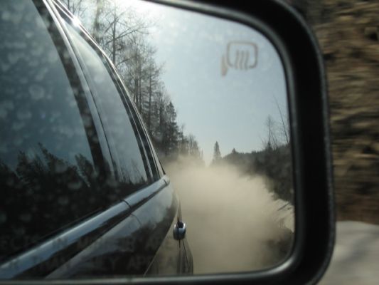 irgendwo auf einer staubigen Strasse
