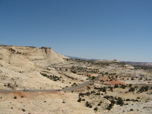 Strecke durch Grand Staircase Escalante
