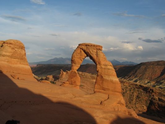 Sunset am Delicate Arch
