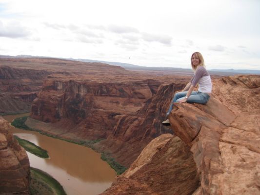 Romy am Horseshoe Bend
