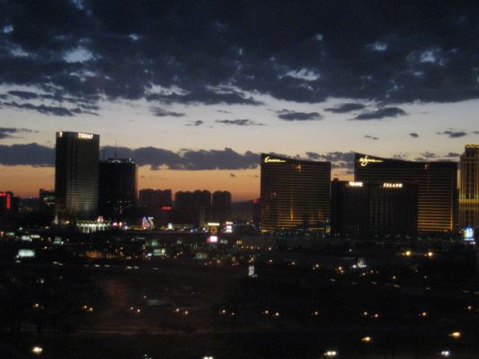 Morgendämmerung in Las Vegas
