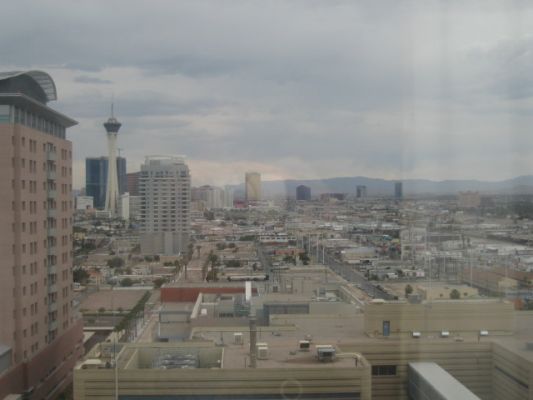 Blick aus unserem zimmer im Golden Nugget
