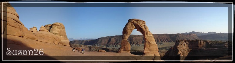Delicate Arch zum Sonnenuntergang
