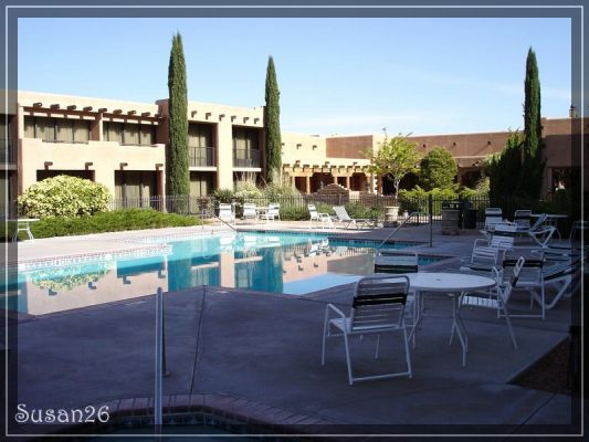 Unser Hotel in Page - Der Pool
