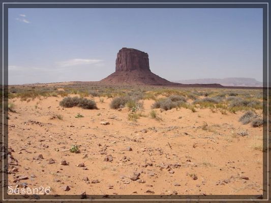 Die erste Butte
