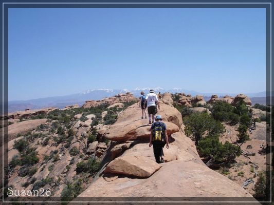 Wandern im Arches NP
