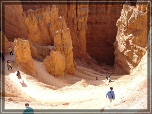 Abstieg in den Bryce
