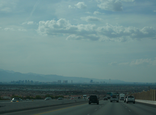 Anfahrt Las Vegas
