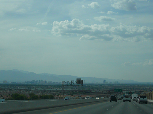 Anfahrt Las Vegas
