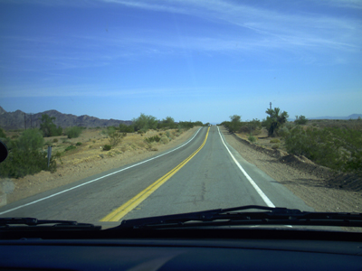 On the road
