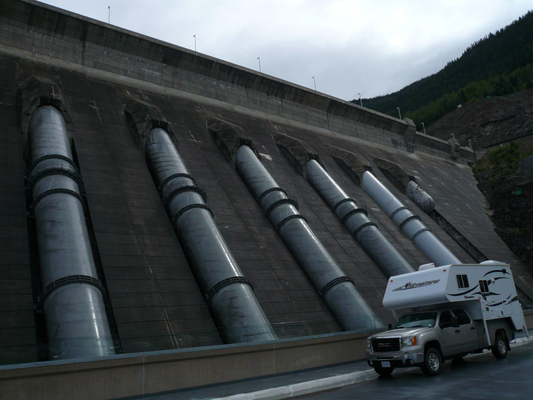 Staudamm in Revelstoke
