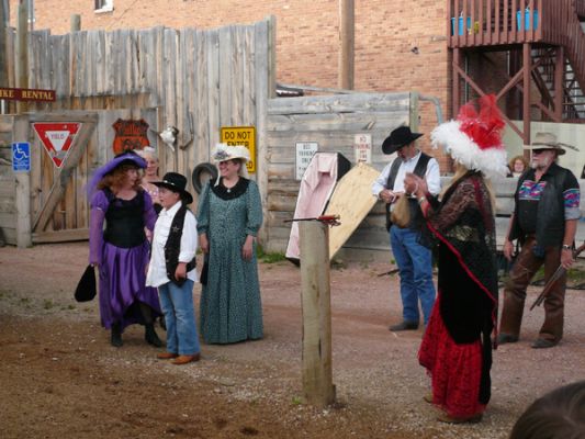 Gunfigt in Custer, South Dakota
