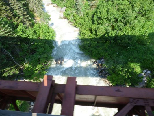 Fahrt mit der White Pass & Yukon Railroad
