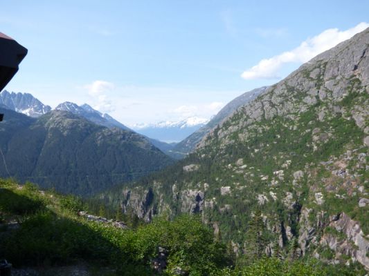 Fahrt mit der White Pass & Yukon Railroad
