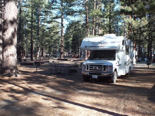 Campground Lake Tahoe
