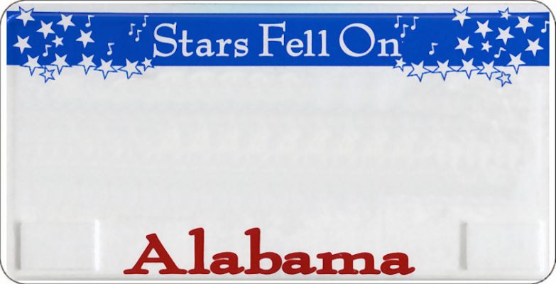 Alabama License Plate
