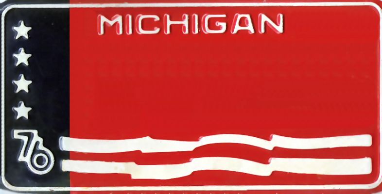 Michigan License Plate
