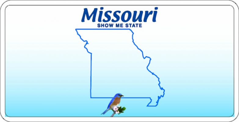 Missouri License Plate

