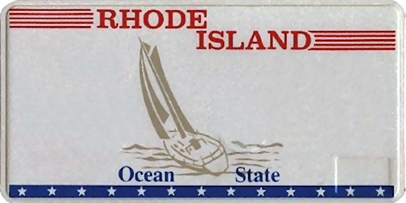 Rhode Island License Plate
