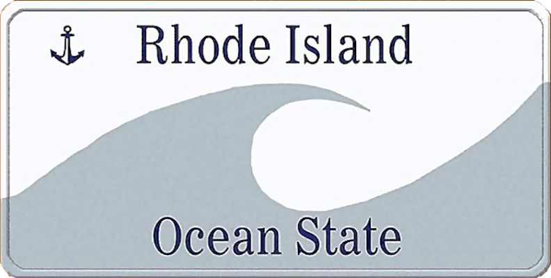 Rhode Island License Plate
