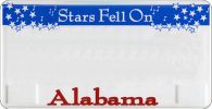 Alabama License Plate