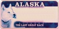 Alaska License Plate