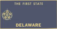 Delaware License Plate