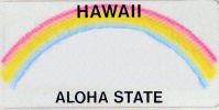 Hawaii License Plate