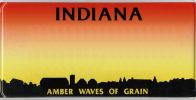 Indiana License Plate