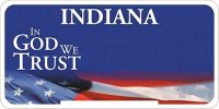 Indiana License Plate