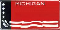 Michigan License Plate