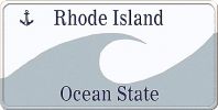 Rhode Island License Plate