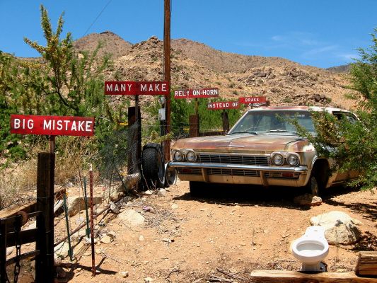 Big Mistake 
bei Hackberry an der Route 66
