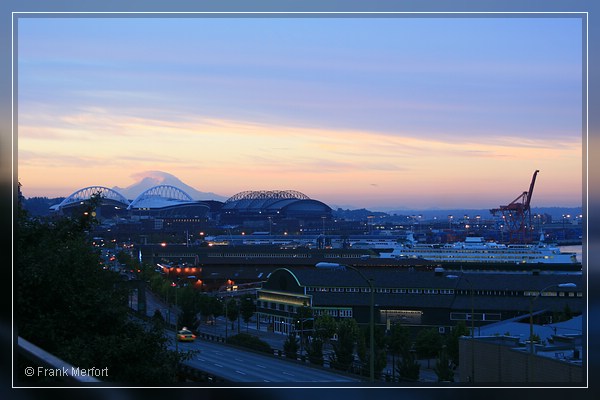 Sonnenaufgang über Seattle
