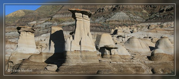 Hoodoos in der Nähe von Drumheller

