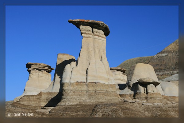 Hoodoos in der Nähe von Drumheller
