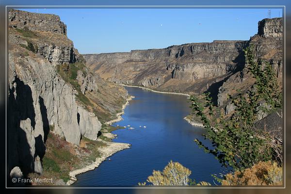 Snake River bei den Shoshone Falls
